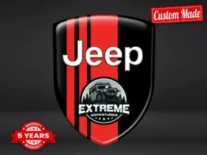 Jeep Adesivi Paraurti Artigianali Max Pro Resistenti